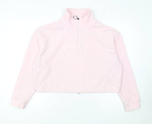Womens UK Size M Brave Soul Pink Pullover Sweatshirt