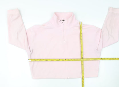 Womens UK Size M Brave Soul Pink Pullover Sweatshirt