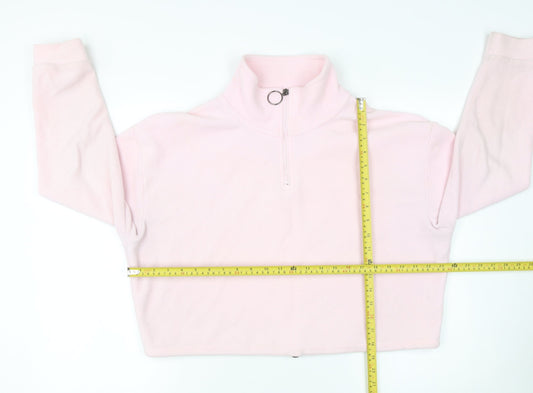 Womens UK Size M Brave Soul Pink Pullover Sweatshirt