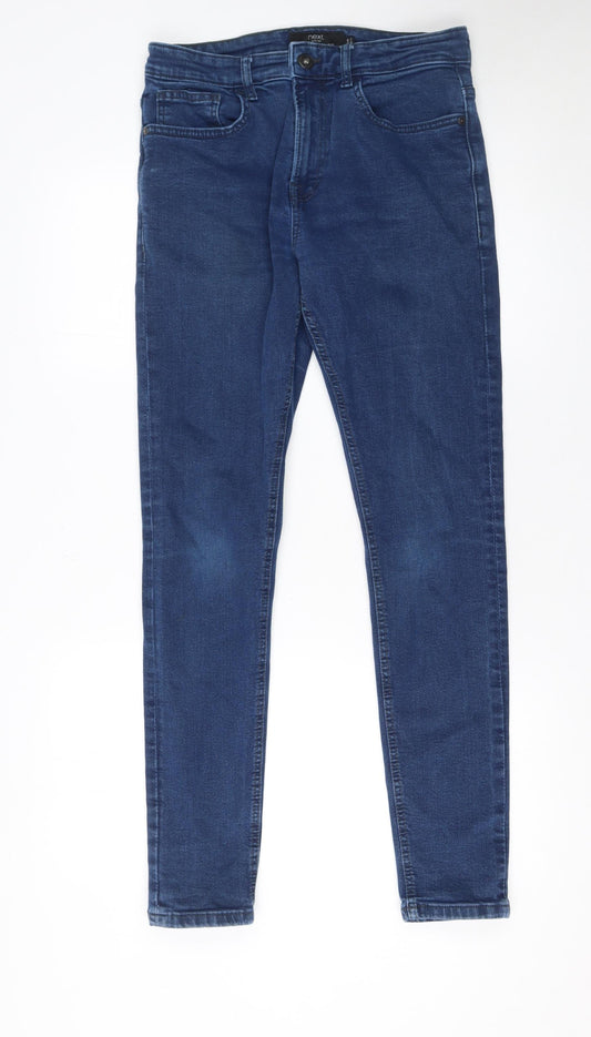 Mens UK Size M NEXT Slim Fit Straight Blue Jeans