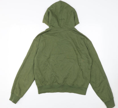 Womens UK Size L Champion Green Pullover Hoodie