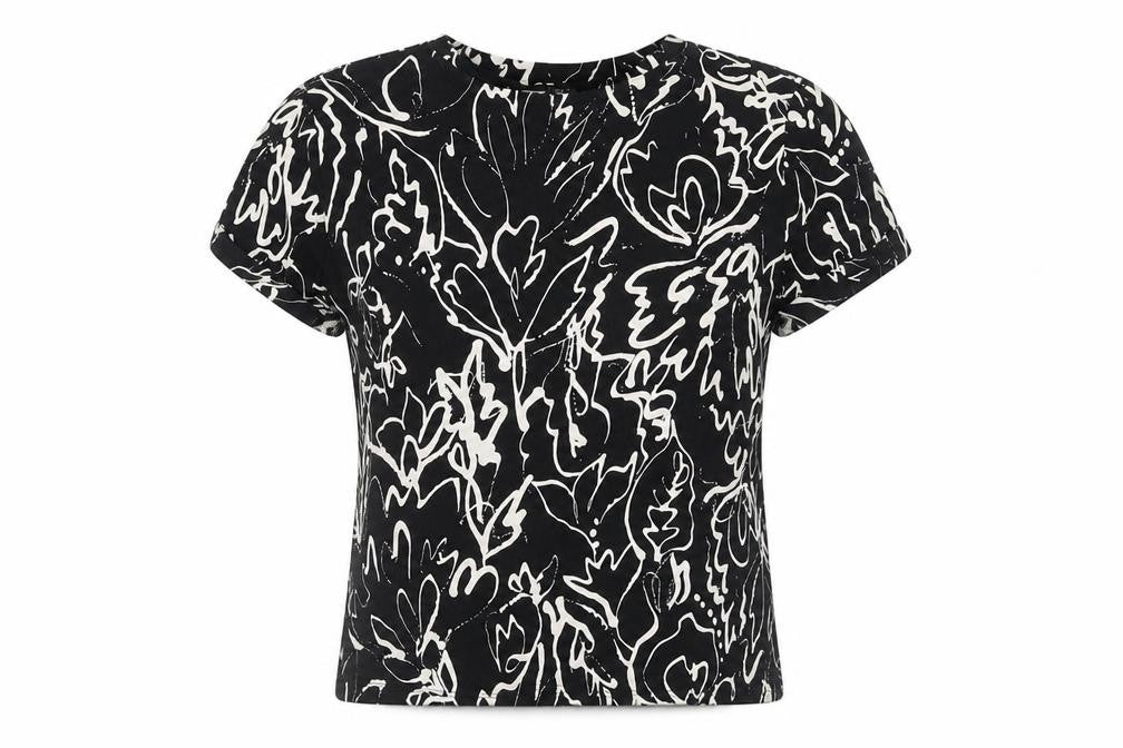 Womens UK Size 12 NEXT Black Basic T-Shirt