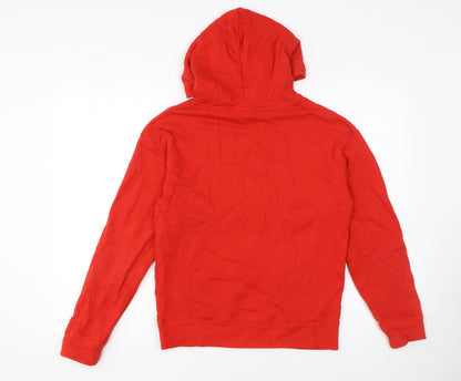 Boys UK Size 14 Years Calvin Klein Jeans Red Pullover Hoodie