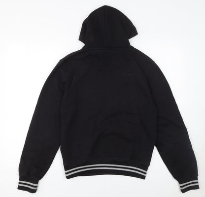 Womens UK Size S United Marshall College Black Pullover Hoodie