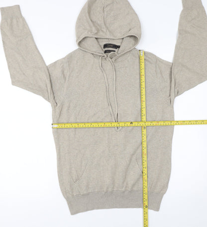Womens UK Size S Destello Beige Pullover Hoodie