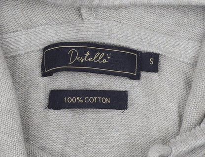 Womens UK Size S Destello Beige Pullover Hoodie
