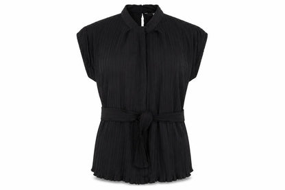 Womens UK Size 12 Very Black Tunic Blouse