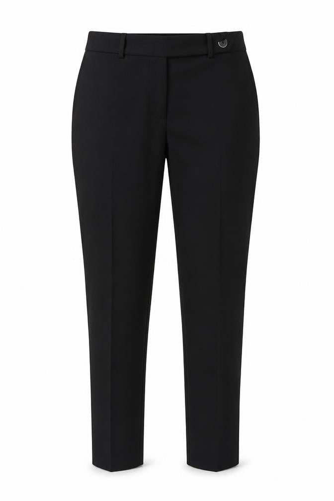 Womens UK Size 10 NEXT Slim Fit Dress Pants Black Trousers