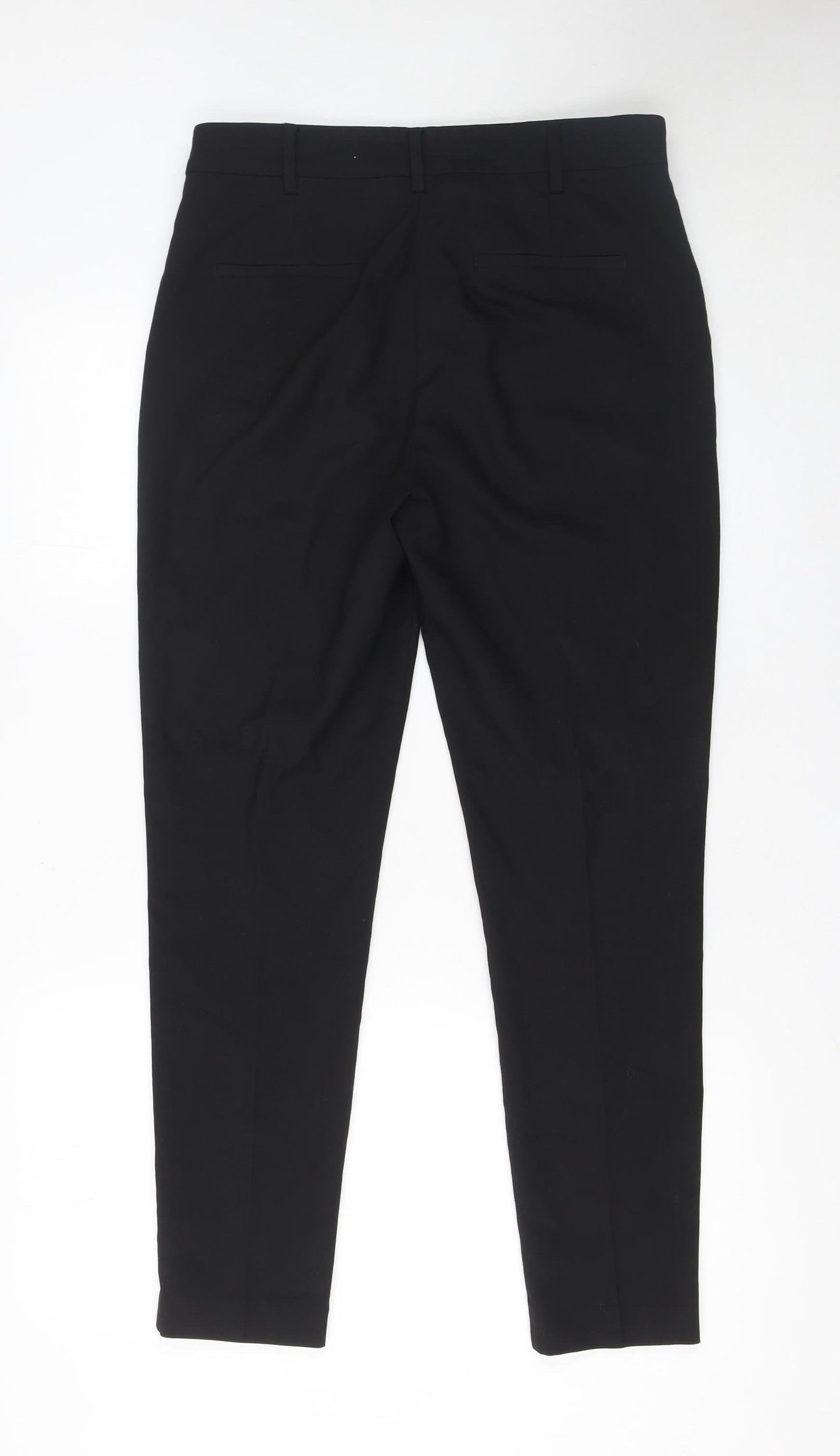 Womens UK Size 10 NEXT Slim Fit Dress Pants Black Trousers