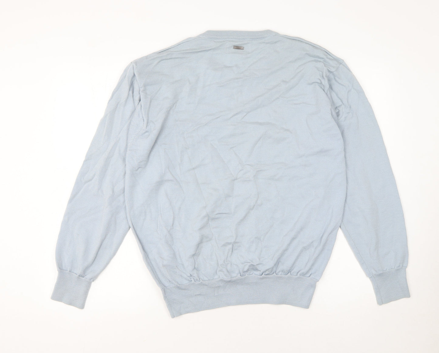 Mens UK Size L Kartel Blue Pullover Jumper