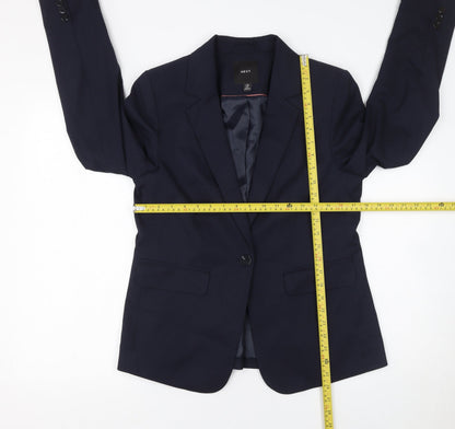 Womens UK Size 10 NEXT Regular Blue Blazer