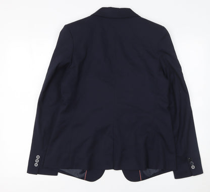 Womens UK Size 10 NEXT Regular Blue Blazer