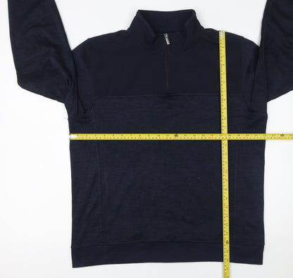 Mens UK Size L Padraig at Dunnes Stores Blue Pullover Sweatshirt