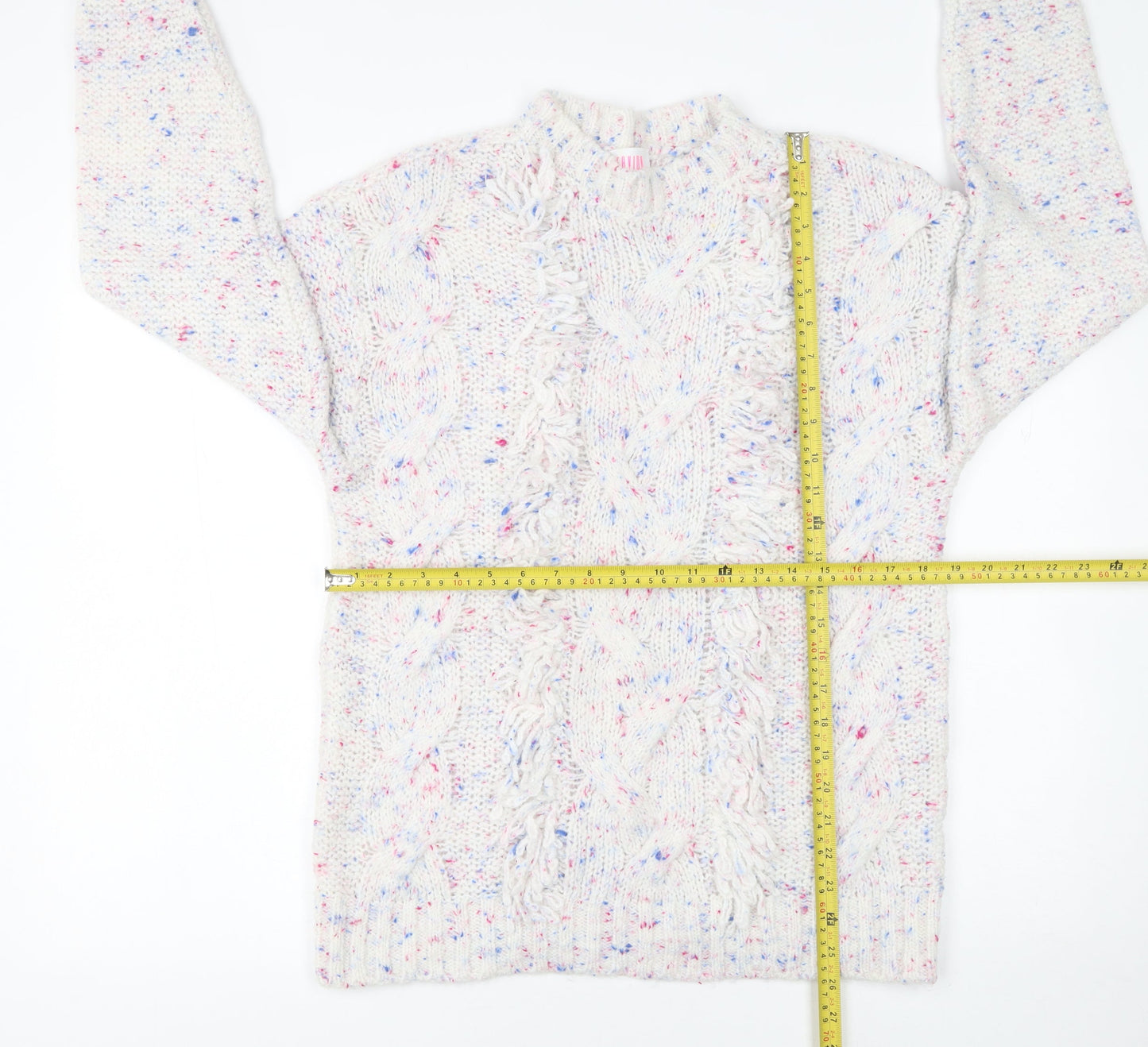 Womens UK Size 12 Savida Ivory Pullover Jumper
