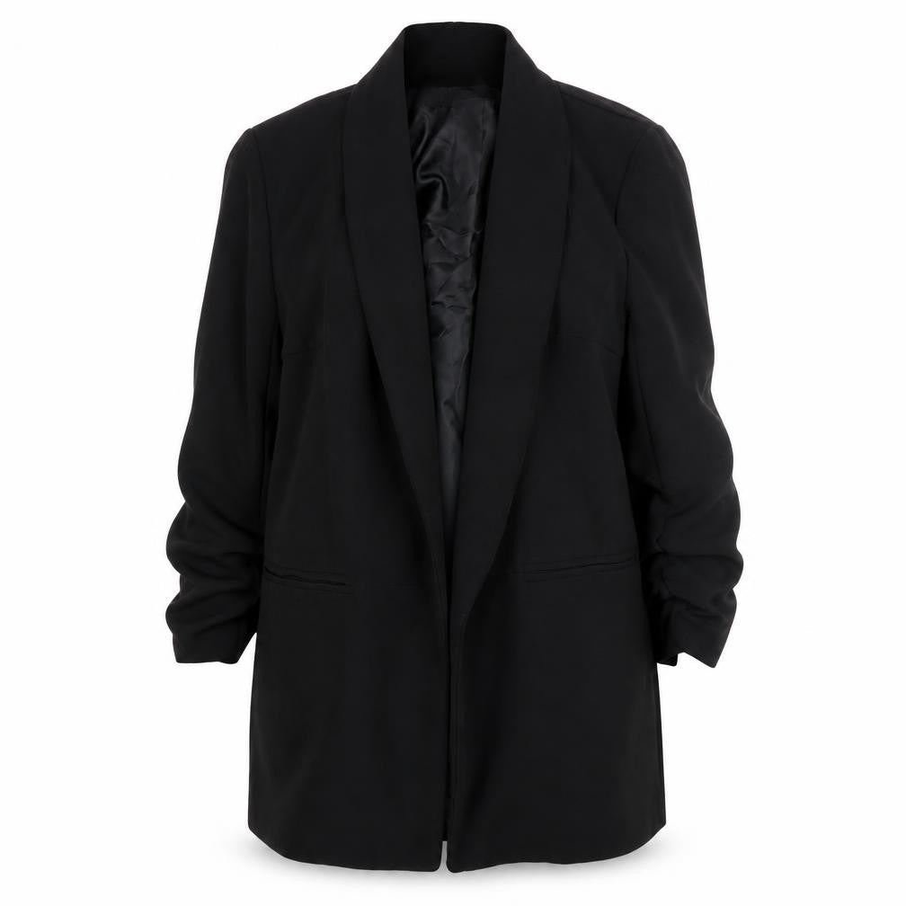 Womens UK Size 10 Boohoo Black Basic Jacket