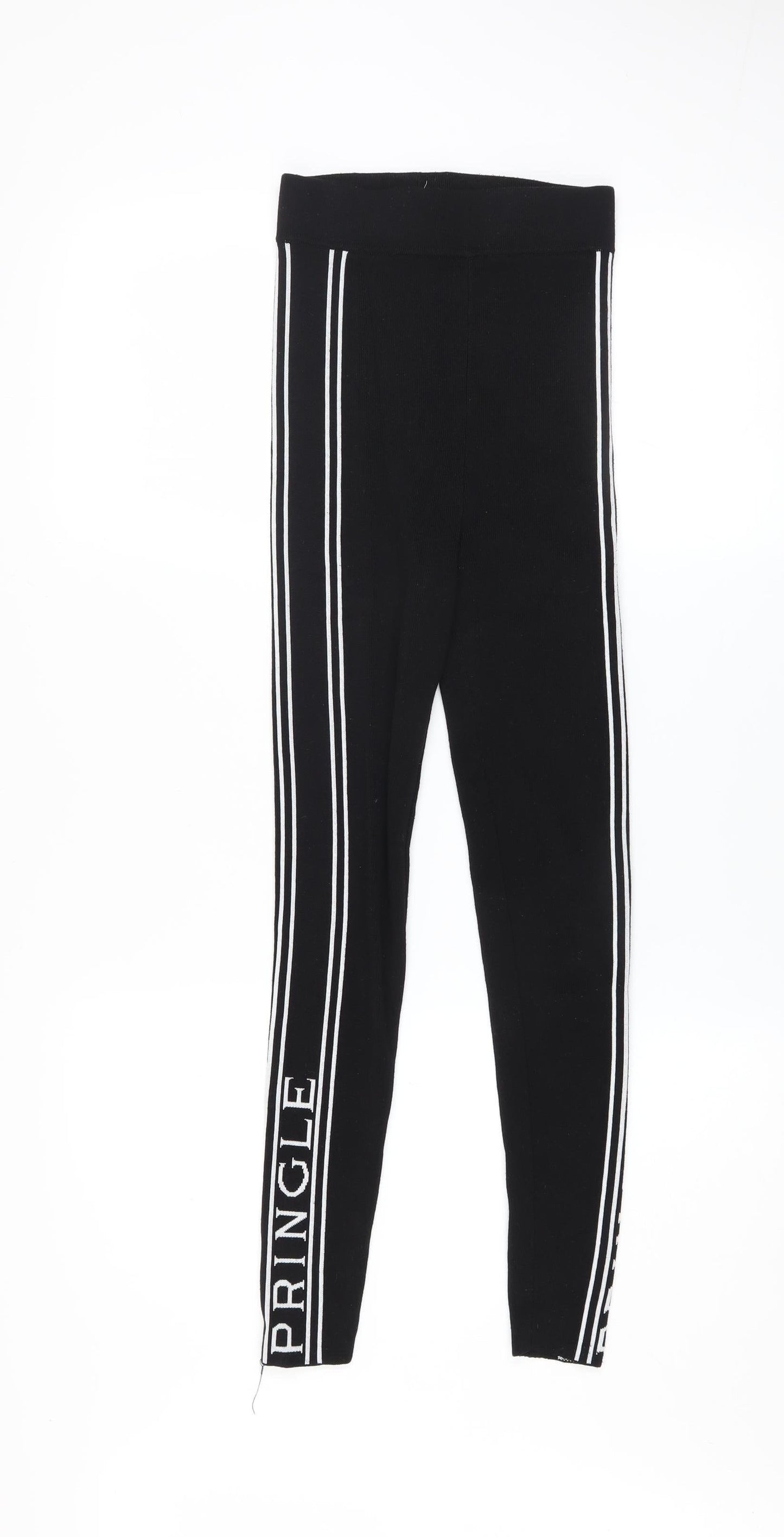 Womens UK Size XS Pringle of Scotland x H&M  Ankle Black Leggings