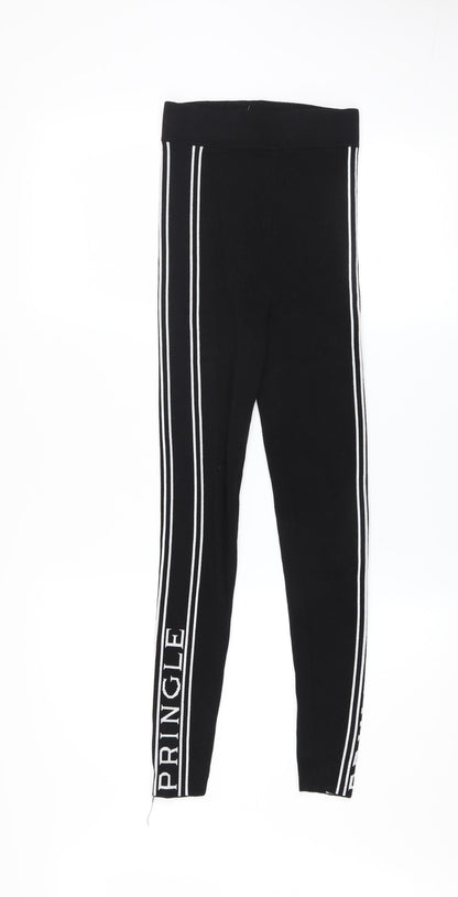 Womens UK Size XS Pringle of Scotland x H&M  Ankle Black Leggings