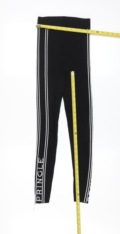 Womens UK Size XS Pringle of Scotland x H&M  Ankle Black Leggings