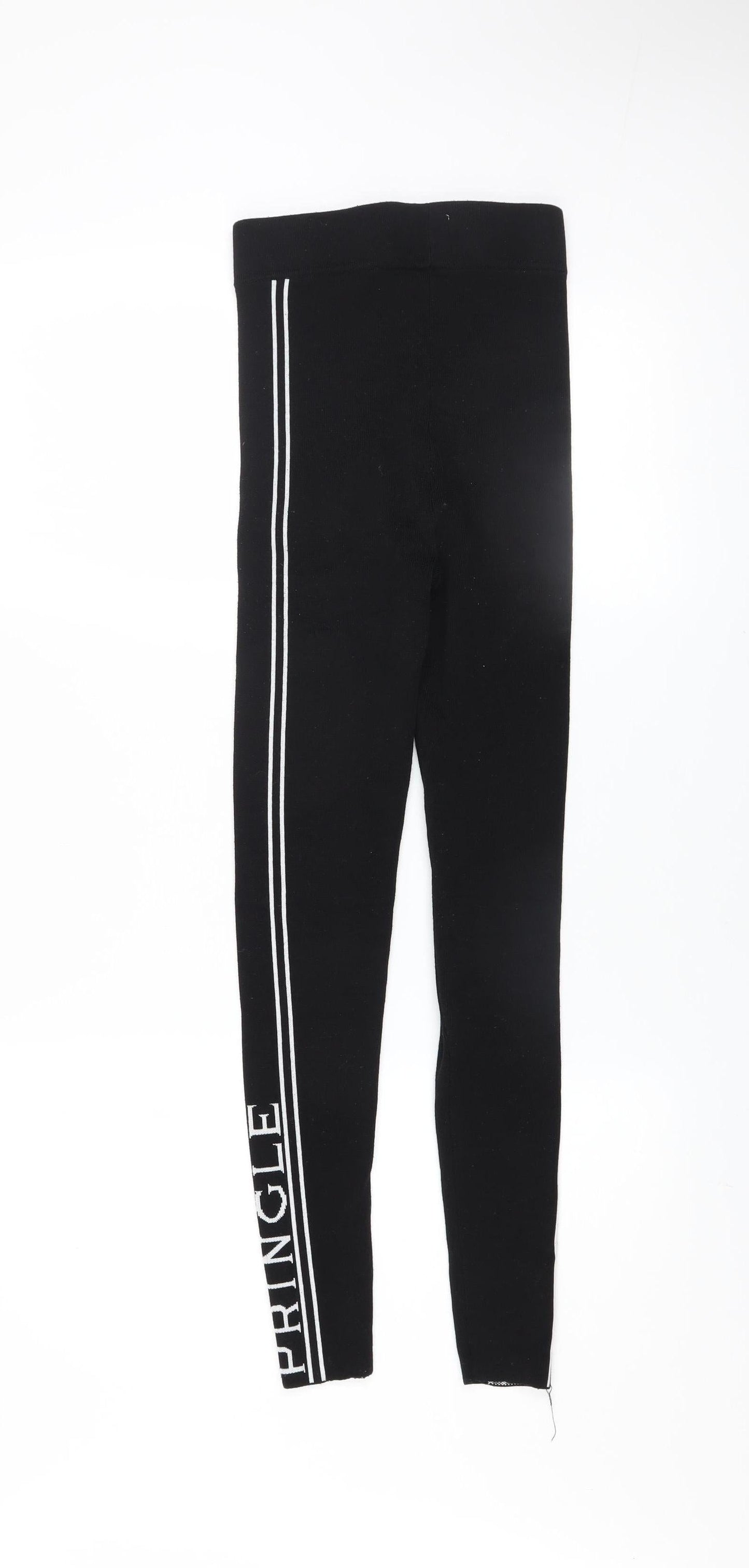 Womens UK Size XS Pringle of Scotland x H&M  Ankle Black Leggings