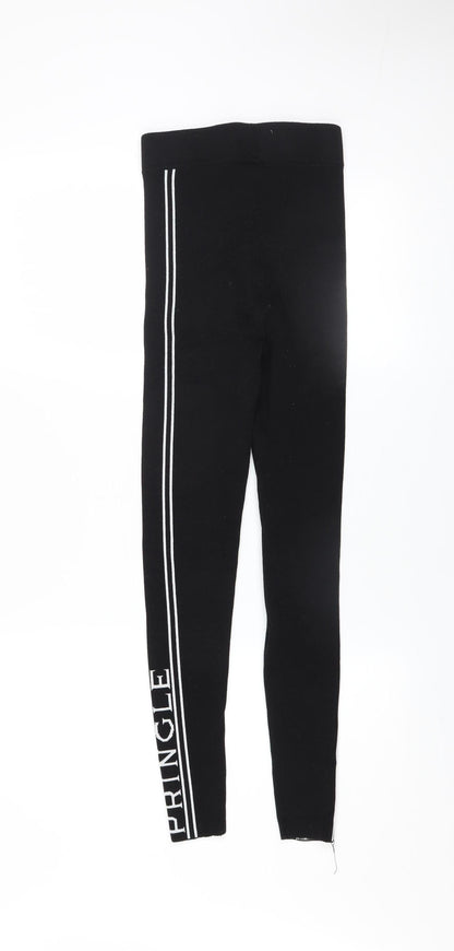 Womens UK Size XS Pringle of Scotland x H&M  Ankle Black Leggings