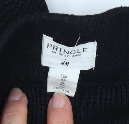Womens UK Size XS Pringle of Scotland x H&M  Ankle Black Leggings