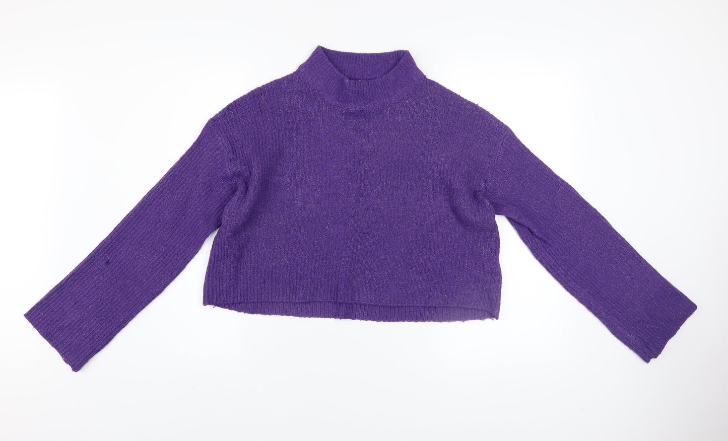 Womens UK Size 12 H&M Purple Pullover Jumper
