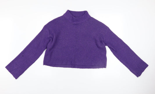 Womens UK Size 12 H&M Purple Pullover Jumper
