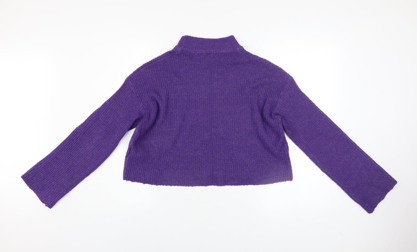 Womens UK Size 12 H&M Purple Pullover Jumper