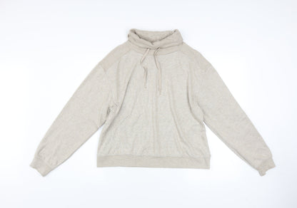 Womens UK Size 8 F&F Beige Pullover Sweatshirt