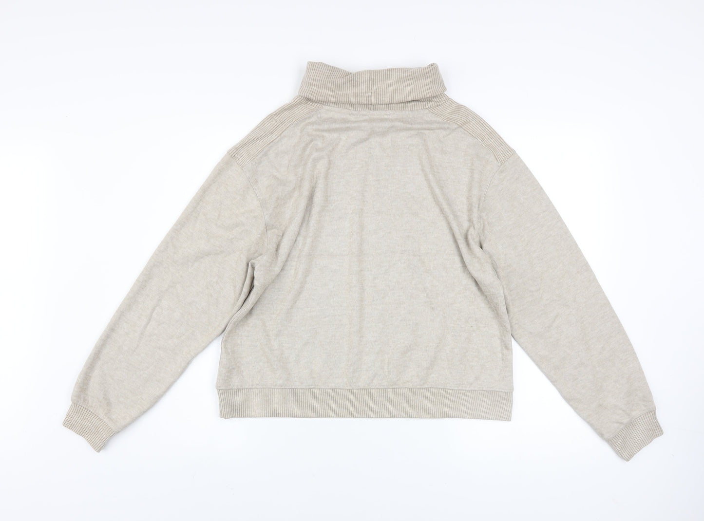 Womens UK Size 8 F&F Beige Pullover Sweatshirt