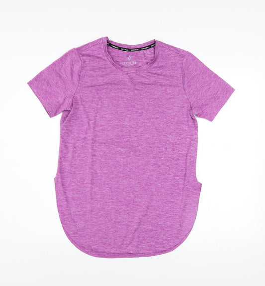 Mens UK Size S Skechers Purple Gym & Training Running & Jogging Walking T-Shirt