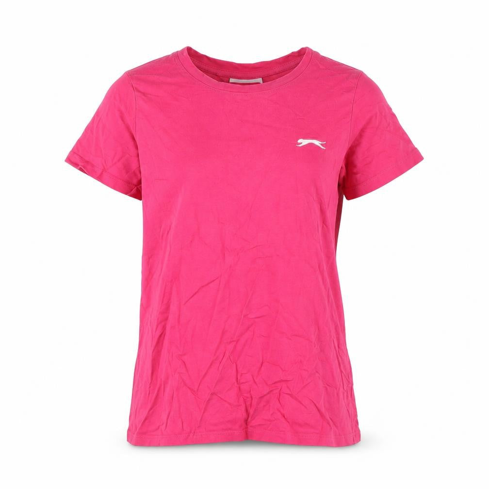 Womens UK Size 8 Slazenger Pink Basic T-Shirt