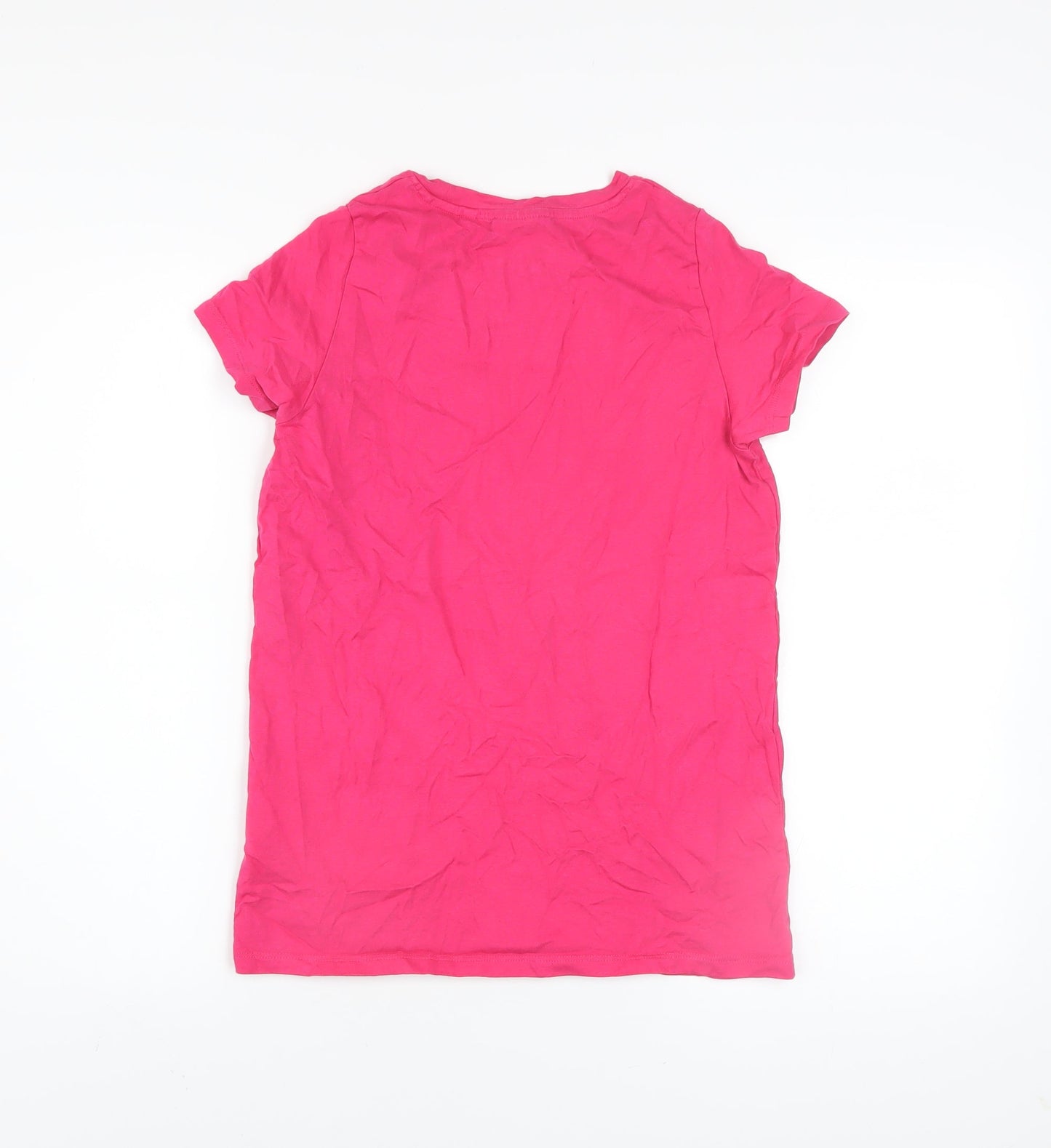 Womens UK Size 8 Slazenger Pink Basic T-Shirt