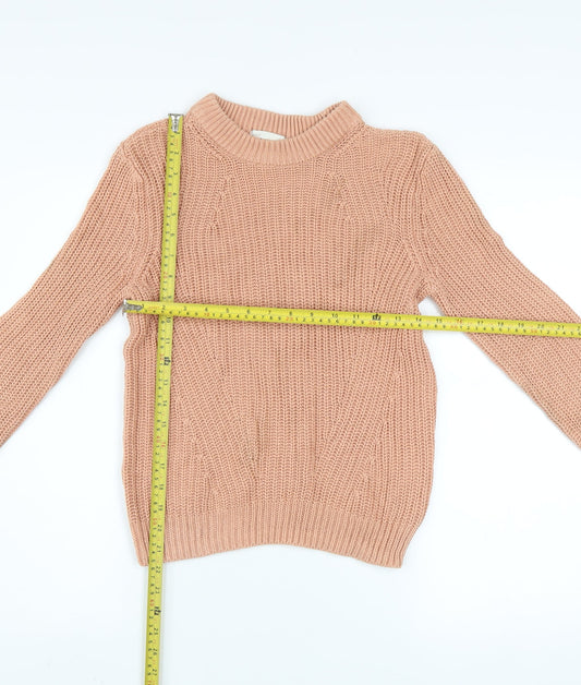 Womens UK Size XS H&M Beige Pullover Jumper
