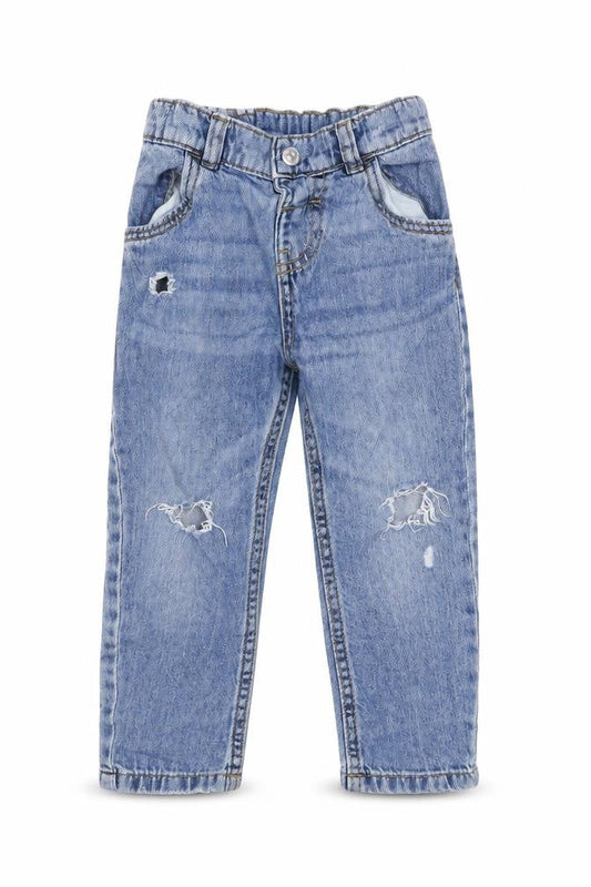 Girls UK Size 2-3 Years F&F Regular Fit Straight Jeans