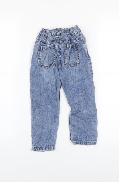 Girls UK Size 2-3 Years F&F Regular Fit Straight Jeans