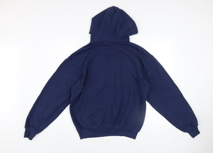 Mens UK Size M Marvel Blue Pullover Hoodie