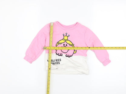 Girls UK Size 18-24 Months Dunnes Stores Pink Pullover Jumper