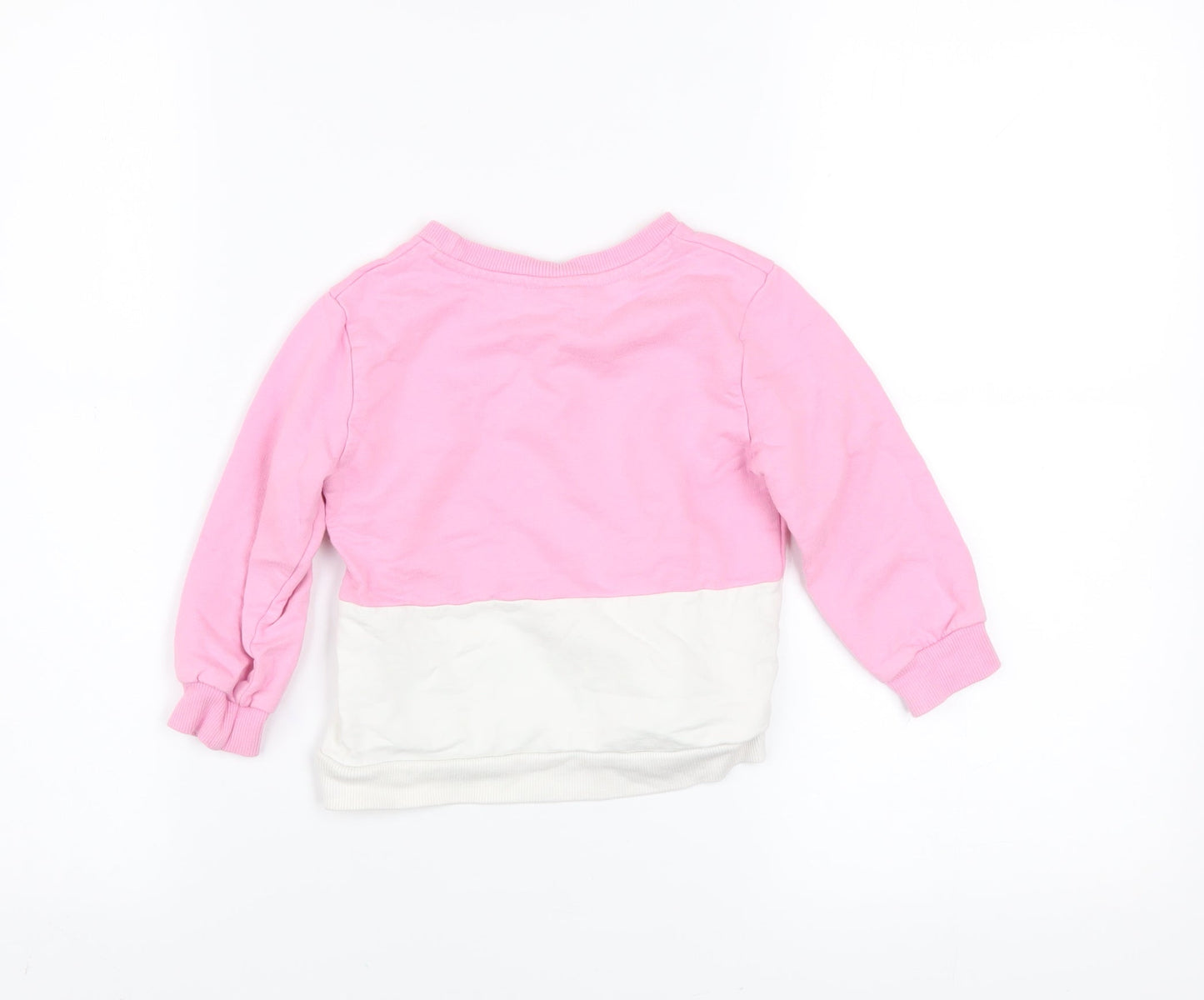Girls UK Size 18-24 Months Dunnes Stores Pink Pullover Jumper