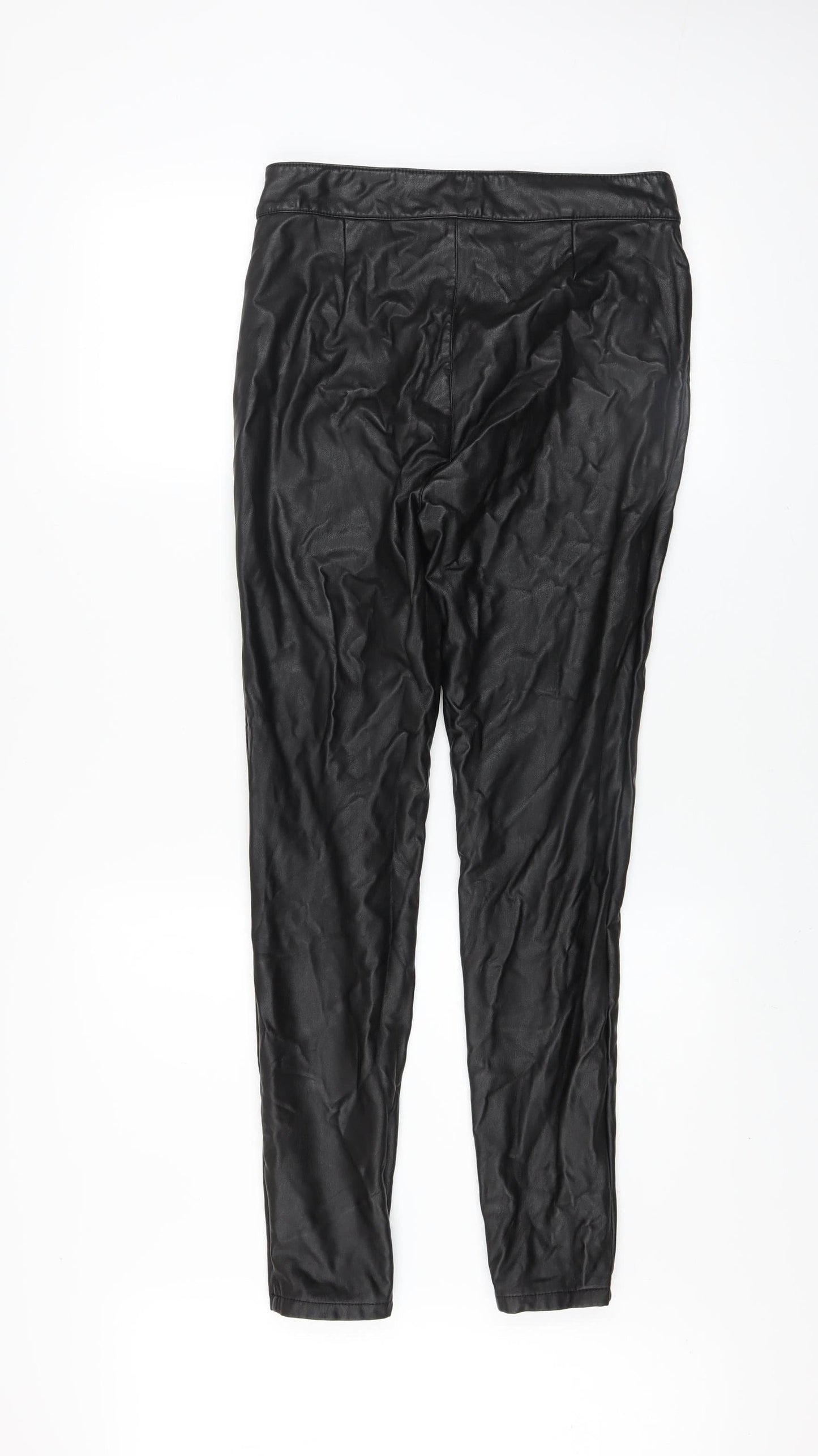 Womens UK Size M Only Slim Fit Leggings Black Trousers