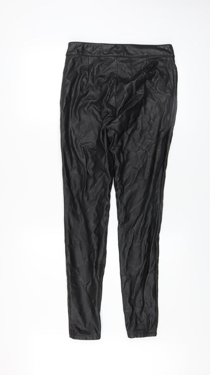 Womens UK Size M Only Slim Fit Leggings Black Trousers