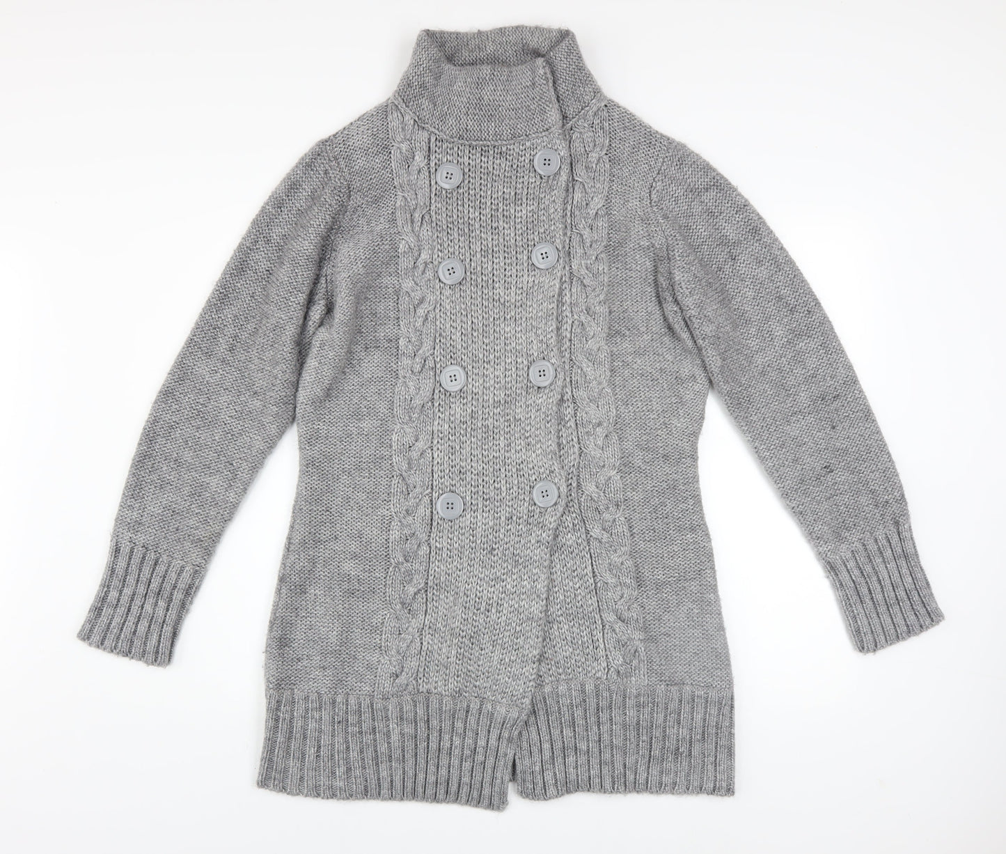Mens UK Size L St. Bernard for Dunnes Grey Cardigan Jumper