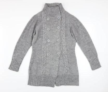 Mens UK Size L St. Bernard for Dunnes Grey Cardigan Jumper