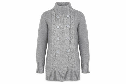 Mens UK Size L St. Bernard for Dunnes Grey Cardigan Jumper