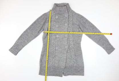 Mens UK Size L St. Bernard for Dunnes Grey Cardigan Jumper