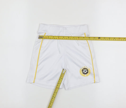 Dunnes Stores Boys White Athletic Football Shorts 4-5 Years