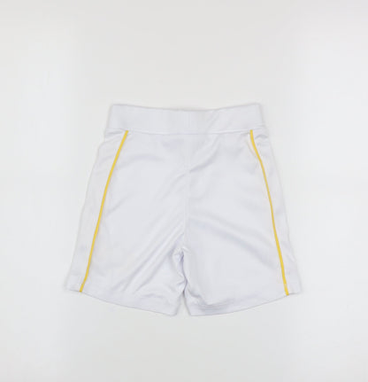 Dunnes Stores Boys White Athletic Football Shorts 4-5 Years