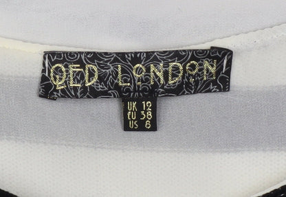 Womens UK Size 12 QED London Black Camisole Tank