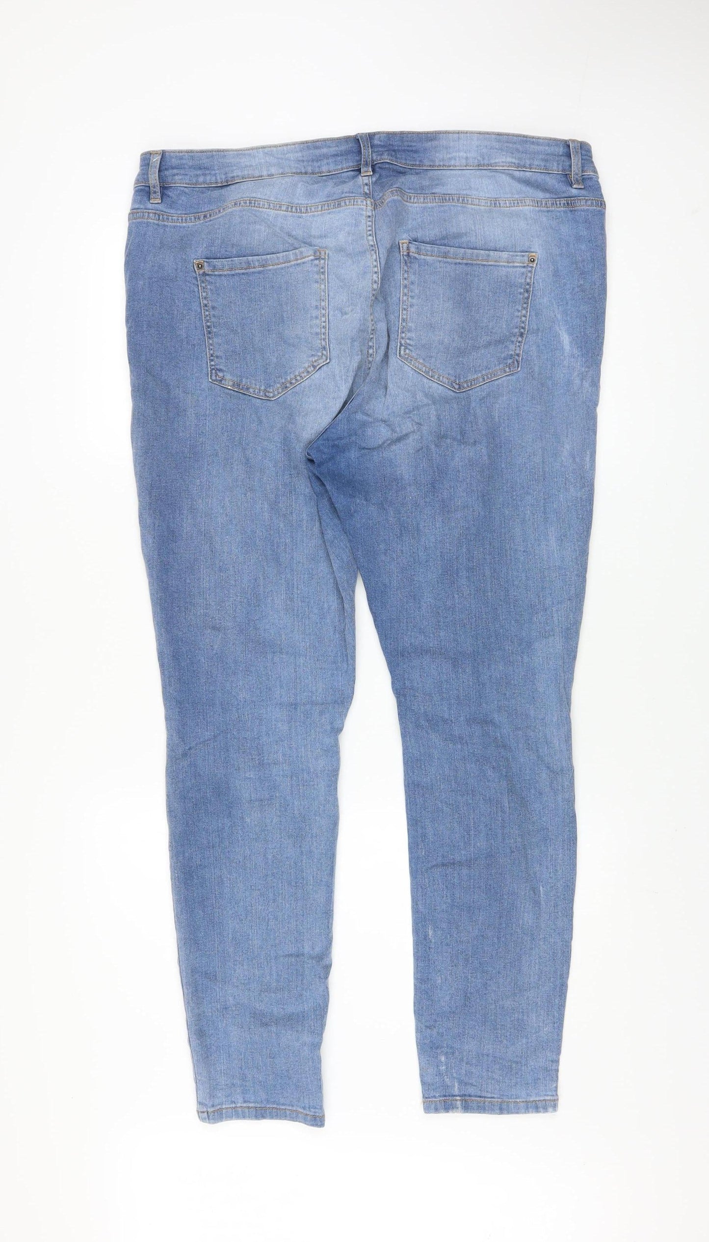 Mens UK Size 36 Janina Slim Fit Skinny Blue Jeans