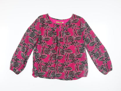 Womens UK Size XL Pala D’Oro Pink Basic Blouse